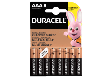 Baterijas DURACELL AAA 8gab.