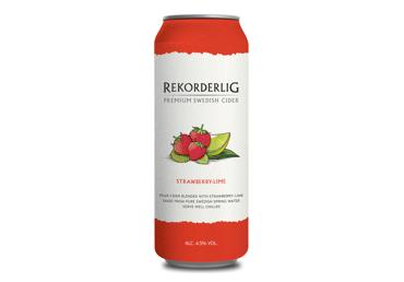 Sidrs REKORDERLIG Zemeņu-laima 4,5% 0,5L sk.D