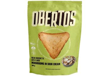 Maizes čipsi sēņu krējuma garšu Obertos 100g