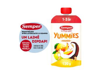 Bieziens SEMPER Yummies mango 12+ 120g