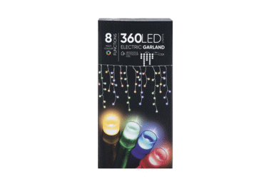 Elektr.āra virtene 360LED krās.ELEMENTS - 1