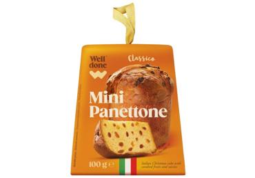 Mini klasiskā panetone WELL DONE 100g