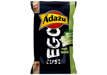 Čipsi Ego ĀDAŽU sīpollociņu 240g