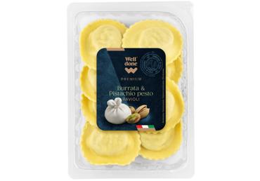 Ravioli ar burratu, pistācijām un pesto WELL DONE PREMIUM 200g