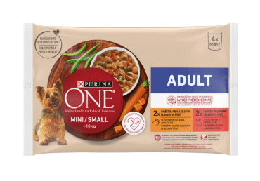 Konservēta suņu barība ONE ar vistu-liellopu  4x85g