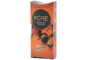 Šokolādes trifeles PURE CHOCOLATE Cointreau 108g
