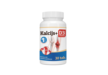 Uztura bagātinātājs KALCIJS+D3, 30 kapsulas