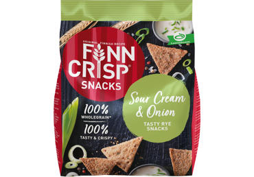 Sausmaizītes rudzu FINN CRISP krējuma/sīpolu 150g