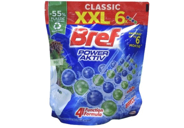 Tualetes bloks BREF PA Pine 6x50g