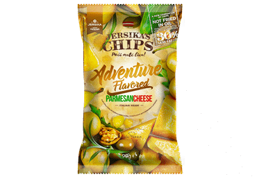 Čipsi JERSIKA ar parmezāna sieru 90g