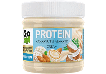 Proteīna kokosriekstu mandeļu krēms GO ON 180g