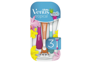 Vienreizējie skuvekļi GILLETTE VENUS Tropical 3gb - 1