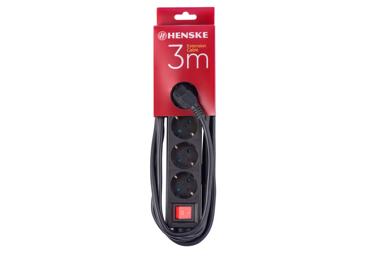 Pagarinātājs HENSKE 3m 5 ligzdas