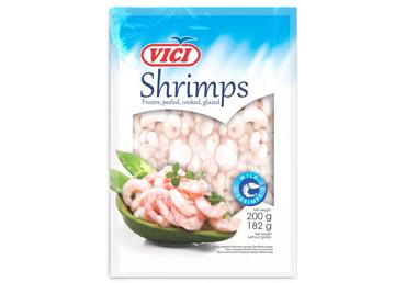 Garneles tīrītas vārītas saldētas 250/350 VIČI 182g
