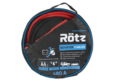 Akumulatora uzlādes vadi ROTZ, 2m 480a