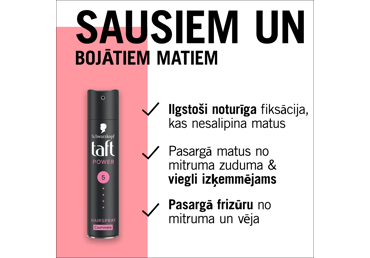 Matu laka TAFT POWER CASHMERE 250ml - 2