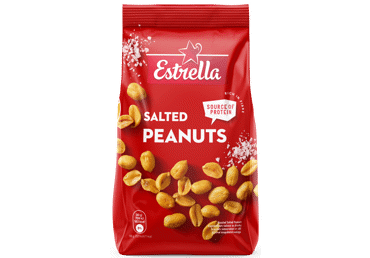 Zemesrieksti ESTRELLA grauzdēti ar sāli 240g