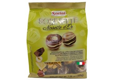Šokolādes konfektes Noisette Dor SORINI 200g