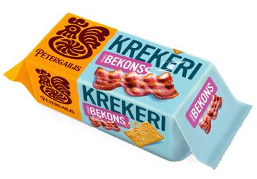 Krekeri PĒTERGAILIS kūpināta bekona garša 72g