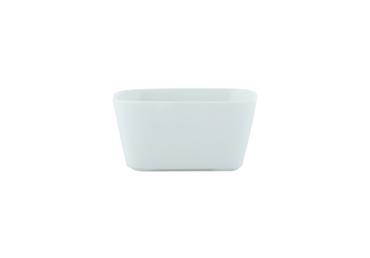 Uzkodu bļoda taisnstūra AURORA White 10cm