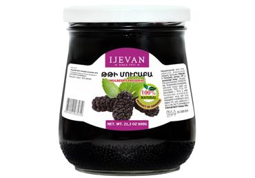 Melnā Zīdkoka ievārījums IJEVAN 600g