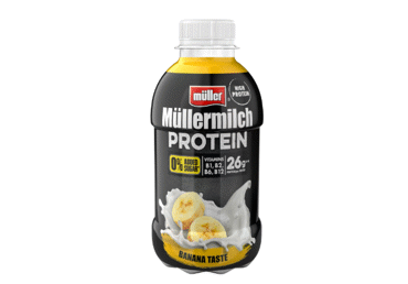 Piena dzēriens MULLERMILCH Protein banānu 400g