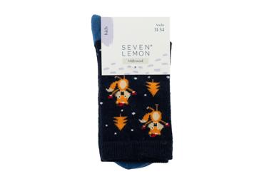 Bērnu zeķes ar vilnu SEVEN LEMON 31-34 - 1
