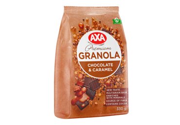Granola ar šokolādi un karameli AXA 330g