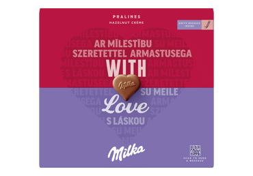 Konfekšu kārba I Love MILKA 110g - 2
