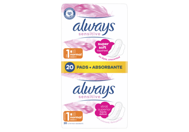 Higiēniskās paketes ALWAYS SENSITIVE NORMAL +DUO 20gab. - 1
