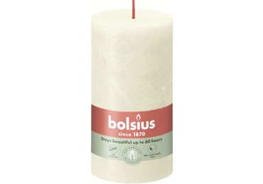 Svece 13x7cm SHINE Soft Pearl