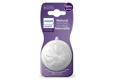 Zīdaiņu pudeļu uzgali PHILIPS AVENT 6m+ 2gab