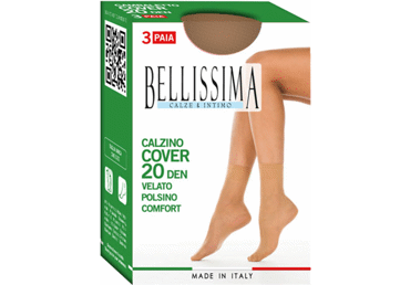 Siev. zeķes BELLISSIMA COVER 20 vis. 3p
