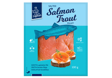 Forele sālīta šķēlēs ZIGMAS 100g