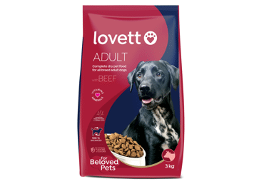 Sausā suņu barība LOVETT liellopu 3kg