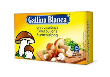 Sēņu buljons GALLINA BLANCA 8x10g