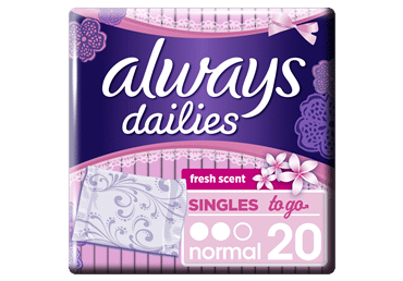 Ikdienas ieliktnīši ALWAYS To Go Deo 20gab. - 1