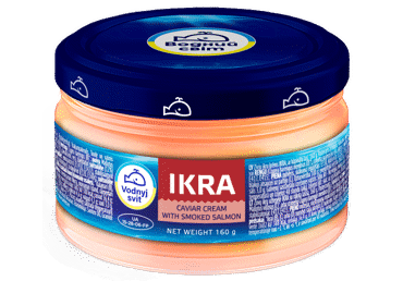 Ikru pasta ar kūpinātu lasi VODNII SVIT 160g