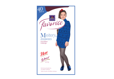 Meiteņu zeķu bikses FAVORITE microfibra 40 den 9-10 - 1