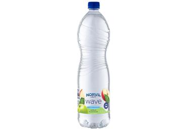 Negāzēts dzēriens NORVIL Wave ābolu garša 1,5L D