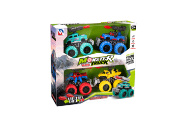 Rotaļu šaušanas automašīnu kompl.4gab.