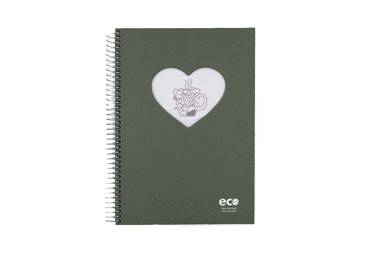 Burtnīca ar spirāli 80 lapas, rūtiņu - 2