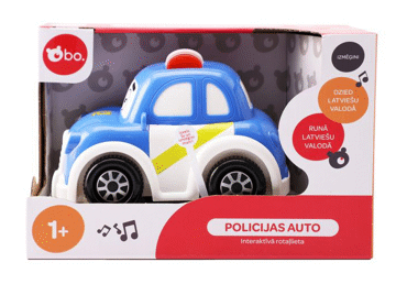 Rotaļu policijas auto BO.