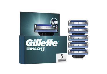 Skūšanās kasetes GILLETTE Mach 3 5gab. - 2