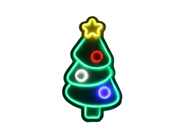 LED neona zīme HENSKE Ziemassvētku egle - 2