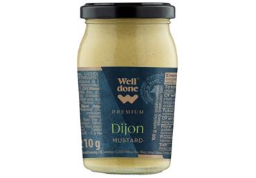 Dižonas sinepes WELL DONE PREMIUM 210g