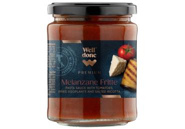 Pastas mērce ar tomātiem, sīpoliem un baziliku WELL DONE PREMIUM 300g