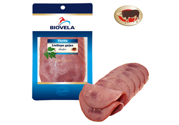 Vārīts liellopu gaļas šķiņķis BIOVELA 90g - 2