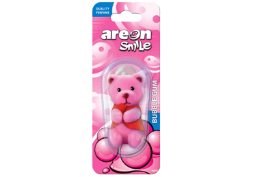 Auto gaisa atsvaidzinātājs AREON Smile Bubble Gum