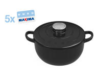 Čuguna panna SMEG 24cm 4,2L melna
